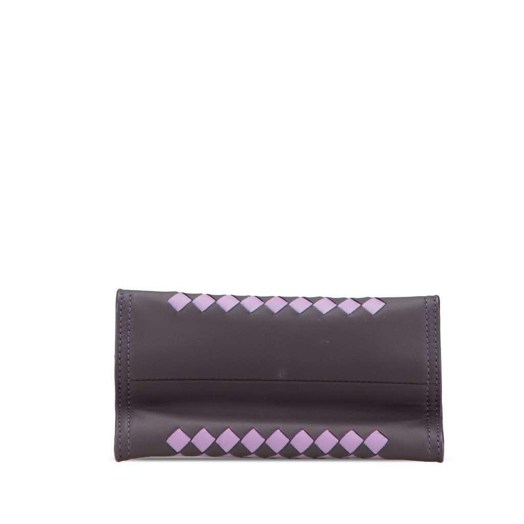 Bottega Veneta Nappa Intrecciato Chain Wallet Grey Leather Very good condition - Inside View