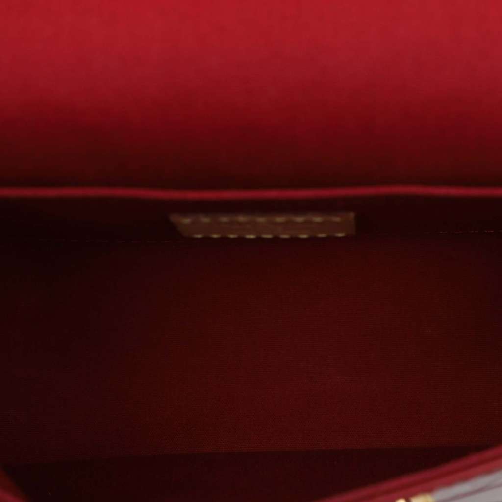 Louis Vuitton Monogram Vernis Bellflower PM Red Leather Very good - Model View