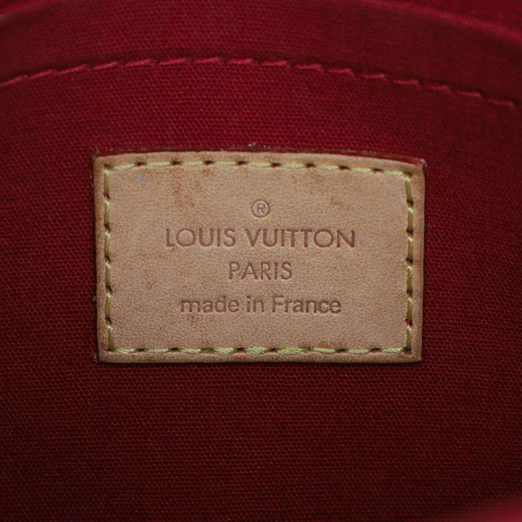 Louis Vuitton Monogram Vernis Bellflower PM Red Leather Very good - Box View