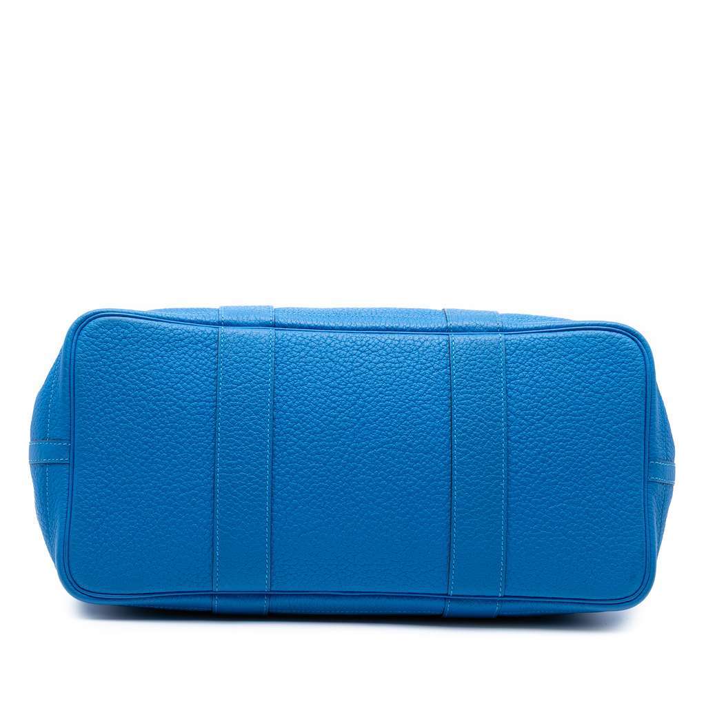 Hermès Negonda Garden Party 36 Blue Leather Good condition - Inside View