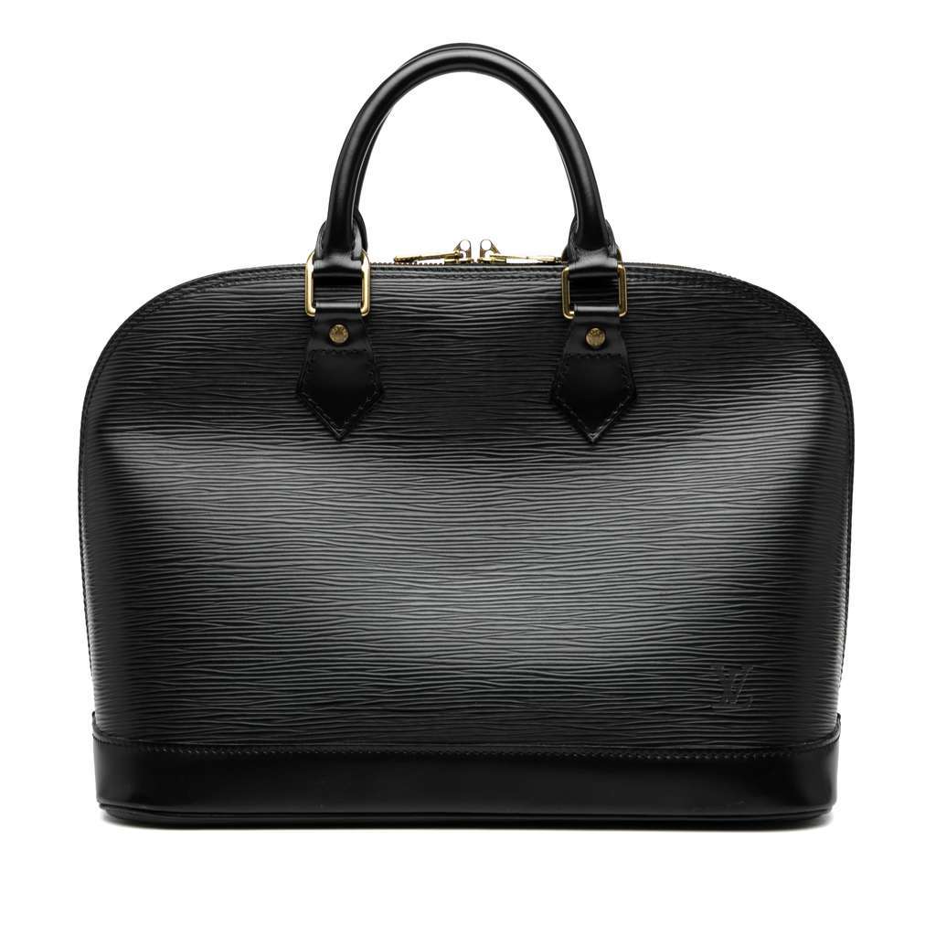 Louis Vuitton Epi Alma PM Black Leather Very good - Front View