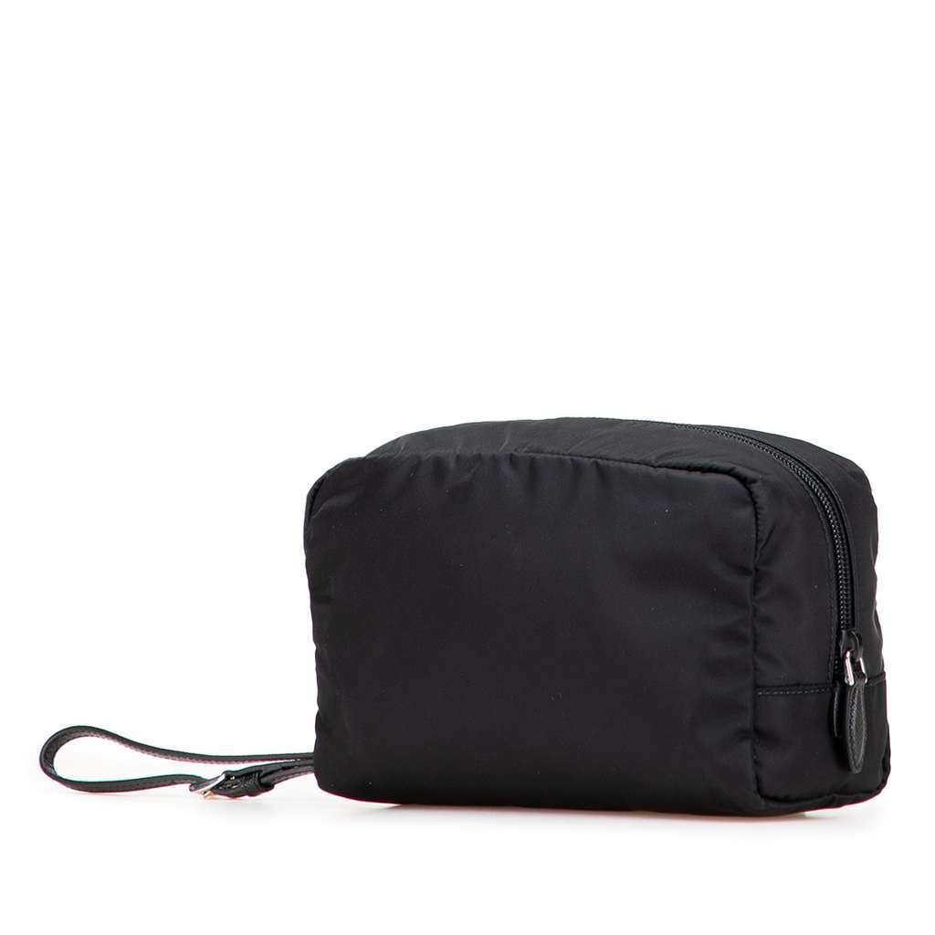 Prada Tessuto Clutch Black Good condition - Back View