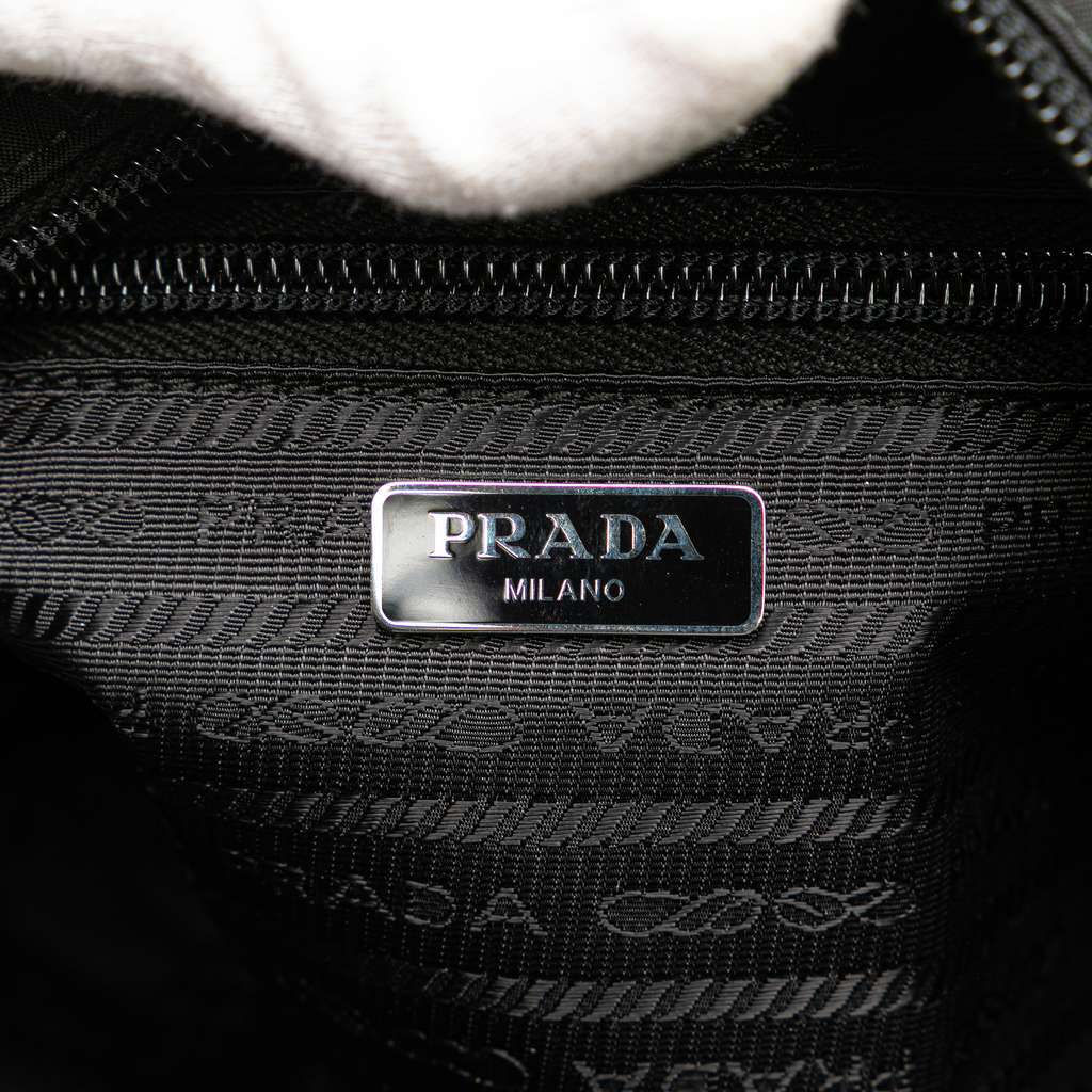 Prada Tessuto Clutch Black Good condition - Box View