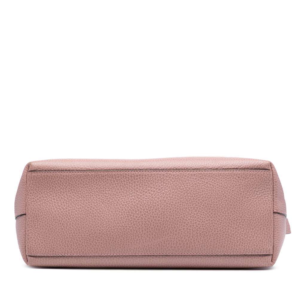 Gucci Dollar Calfskin GG Charm Satchel Pink Leather Very good - Inside View