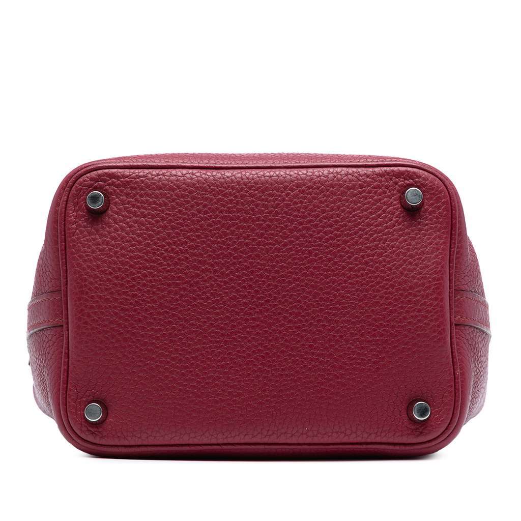 Hermès Clemence Picotin Lock 18 Red Leather Good condition - Inside View