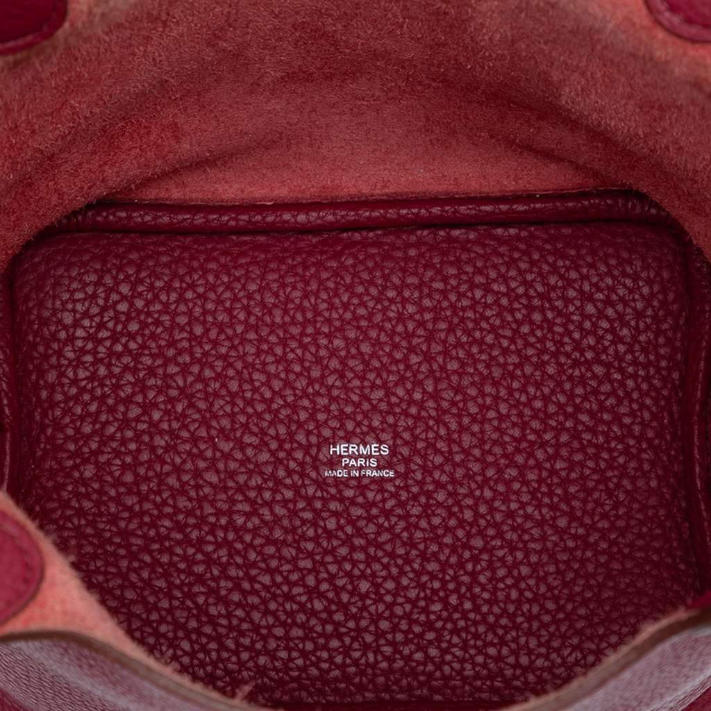Hermès Clemence Picotin Lock 18 Red Leather Good condition - Model View