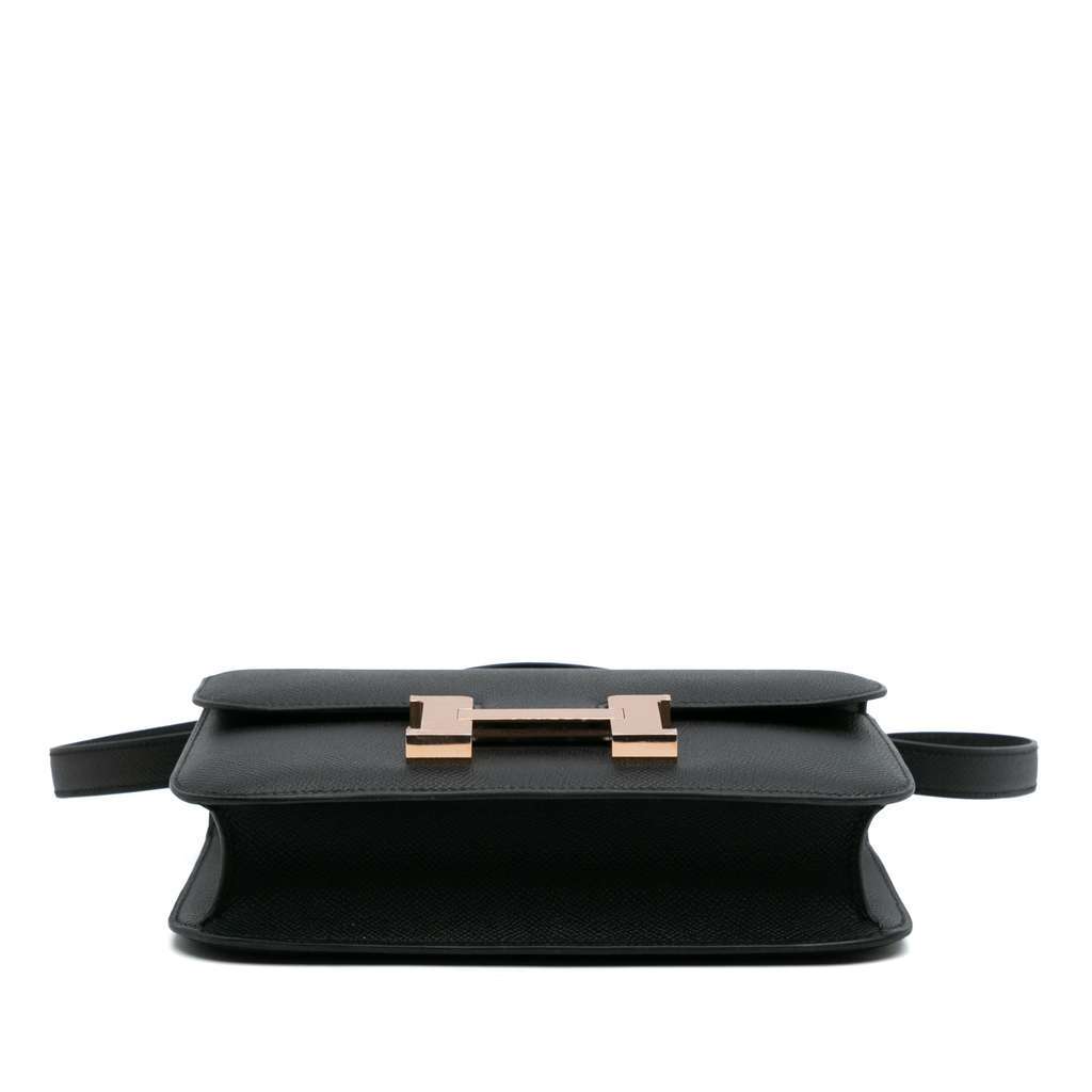 Hermès Epsom Constance 24 Black Leather Good condition - Inside View