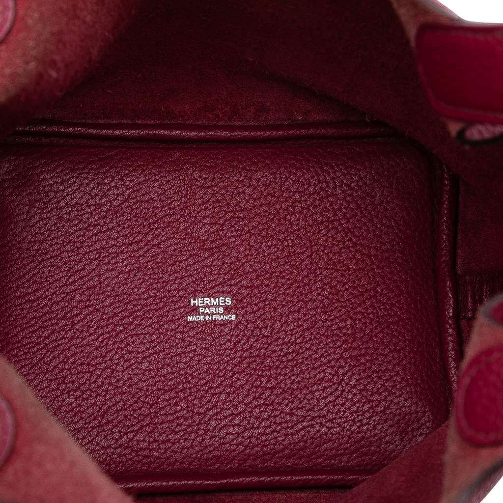 Hermès Clemence Picotin Lock 18 Red Leather Good condition - Model View