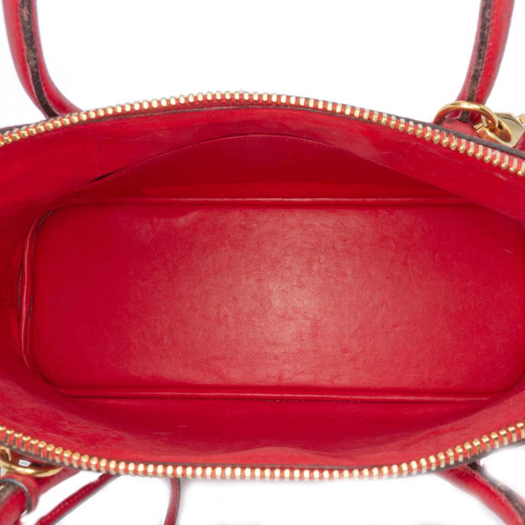 Hermès Clemence Bolide 31 Red Leather Good condition - Model View