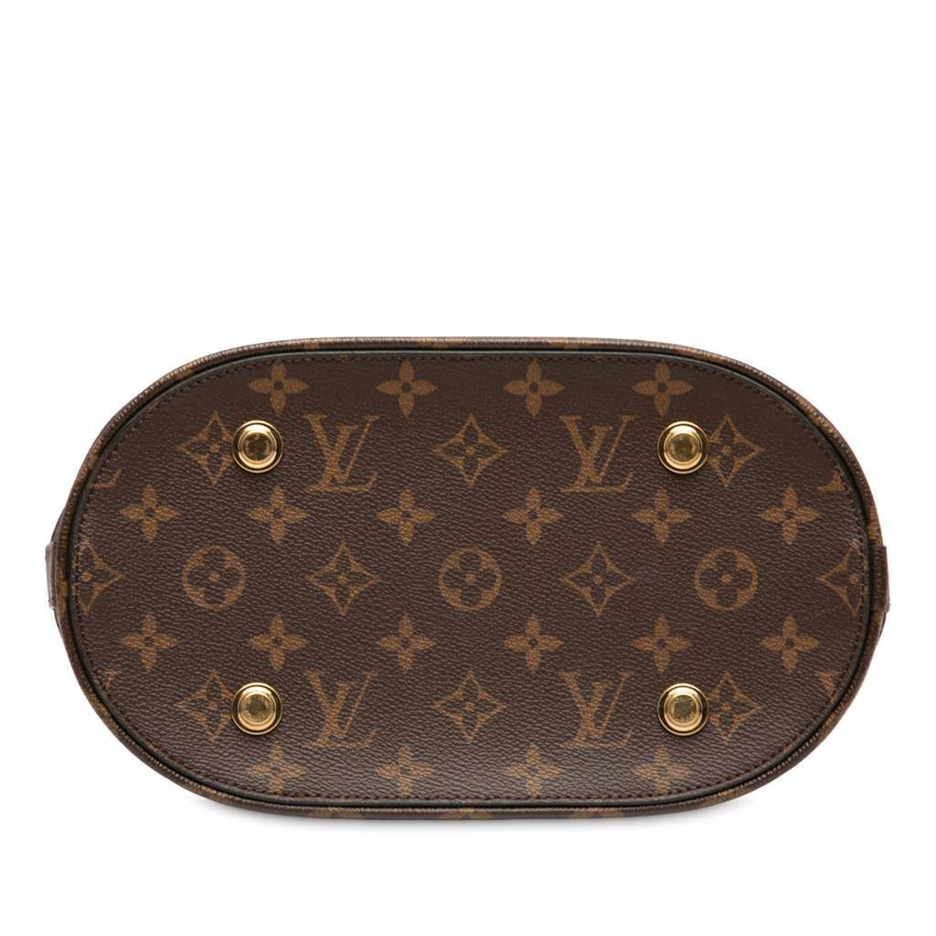 Louis Vuitton Monogram Tressage Tote Brown Good - Inside View
