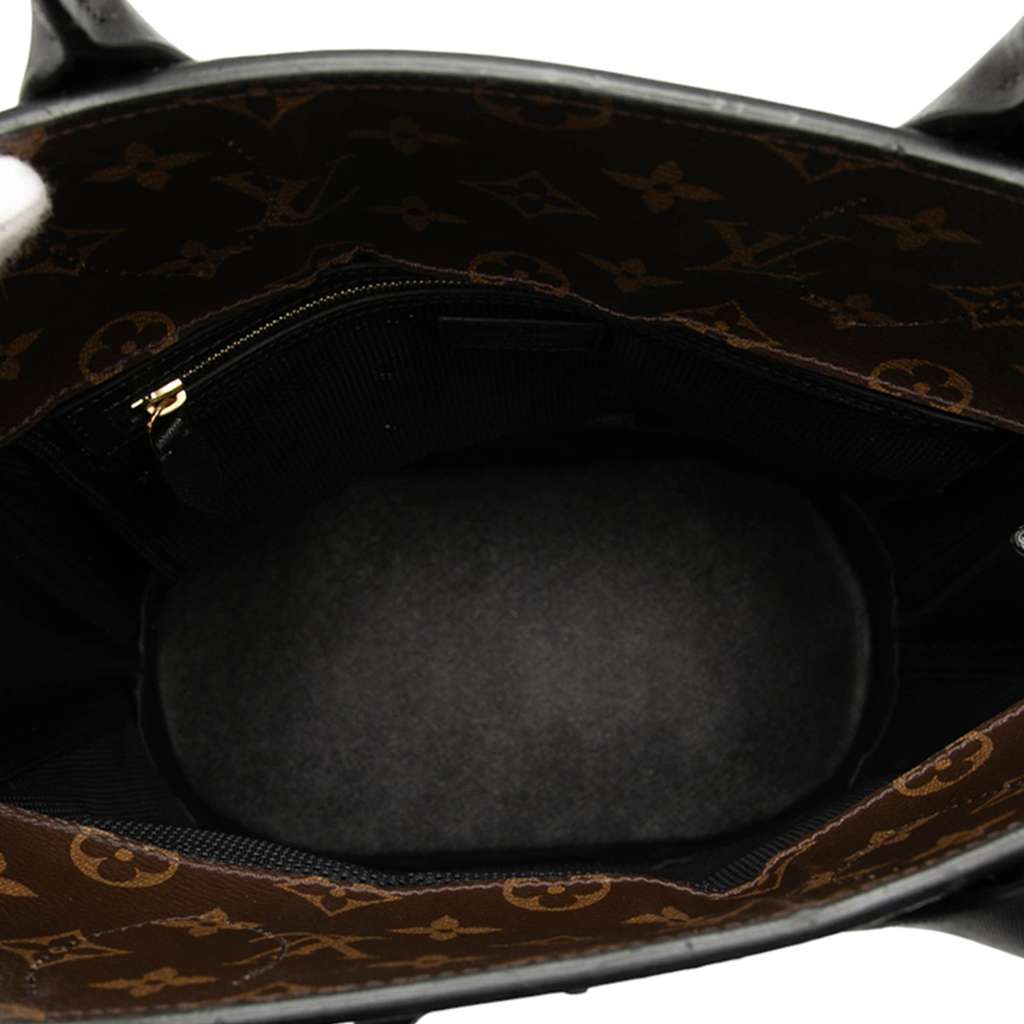 Louis Vuitton Monogram Tressage Tote Brown Good - Model View