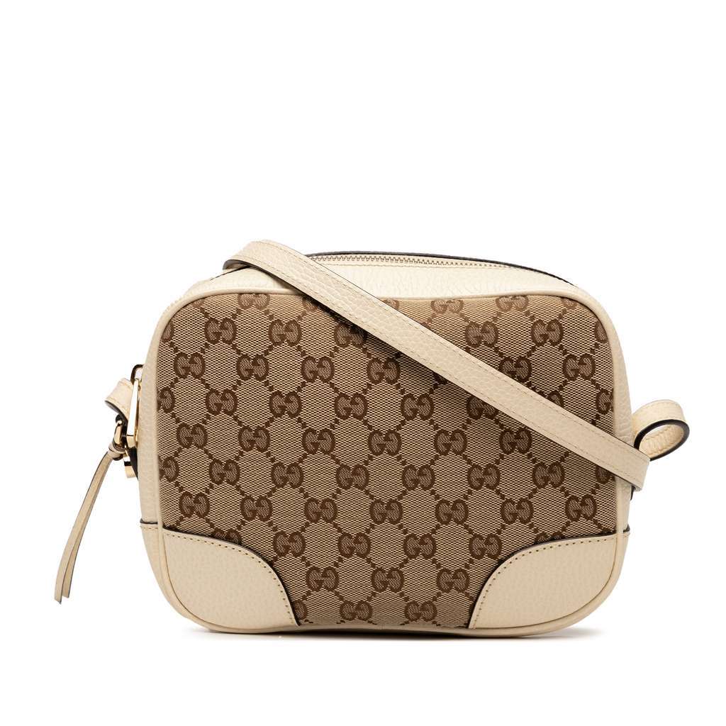 Gucci GG Canvas Bree Crossbody Brown Canvas Very good condition - Front View