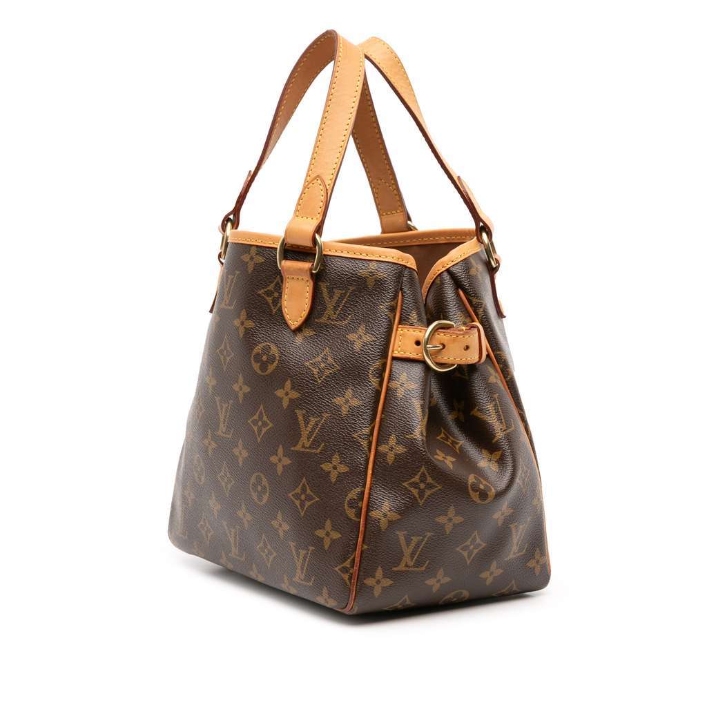 Louis Vuitton Monogram Batignolles Vertical PM Brown Canvas Good condition - Back View