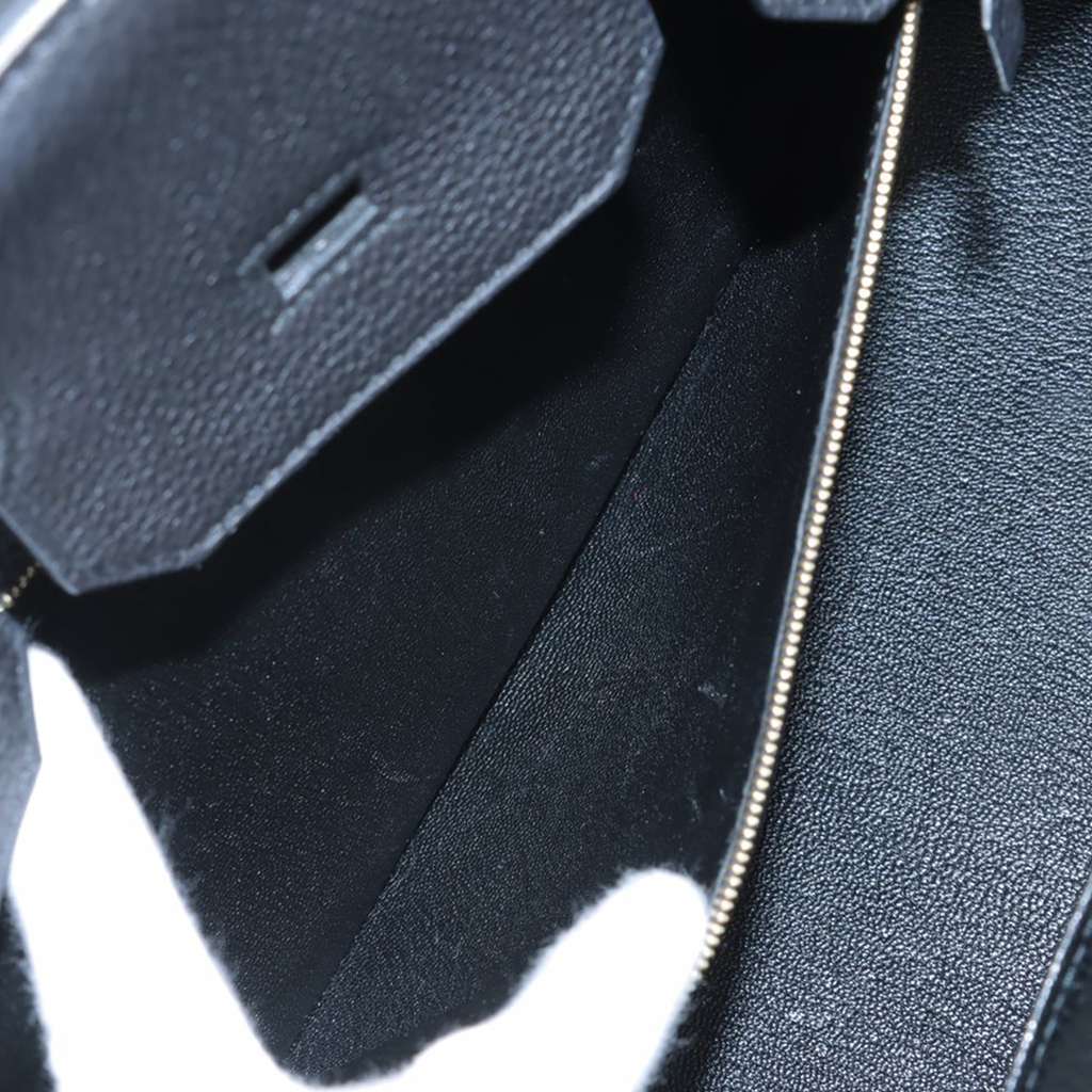Hermès Togo Birkin Retourne 35 Black Leather Good condition - Model View