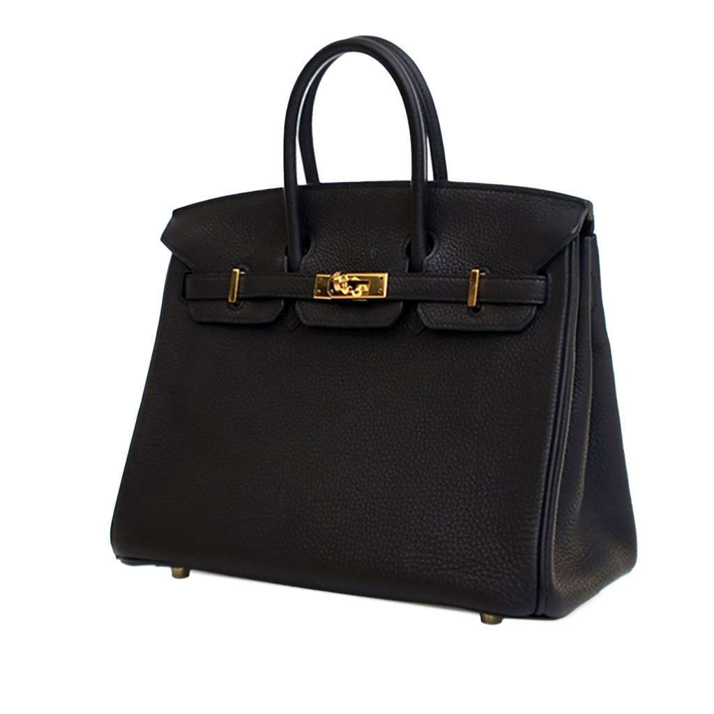 Hermès Togo Birkin Retourne 25 Black Leather Good condition - Box View
