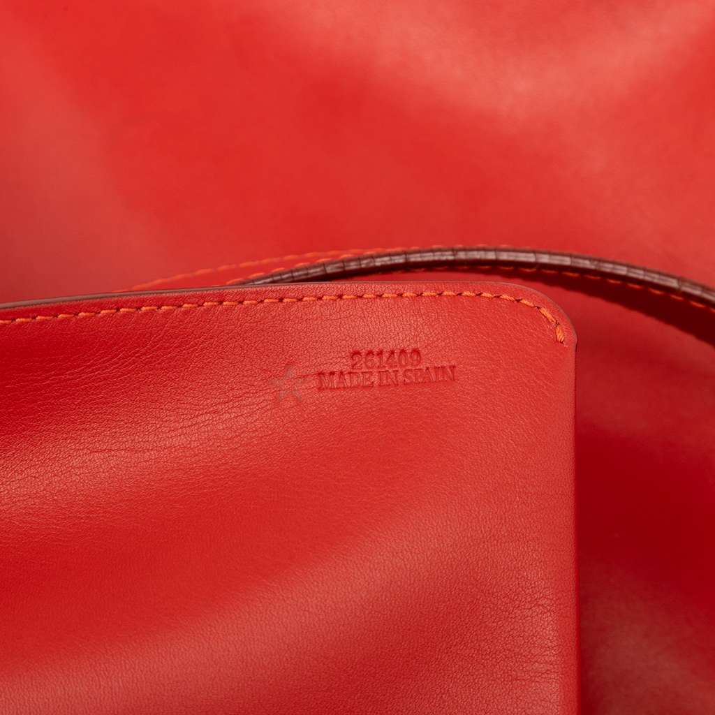 Loewe Leather Anagram Shopper Tote Red Leather Very good condition - Box View