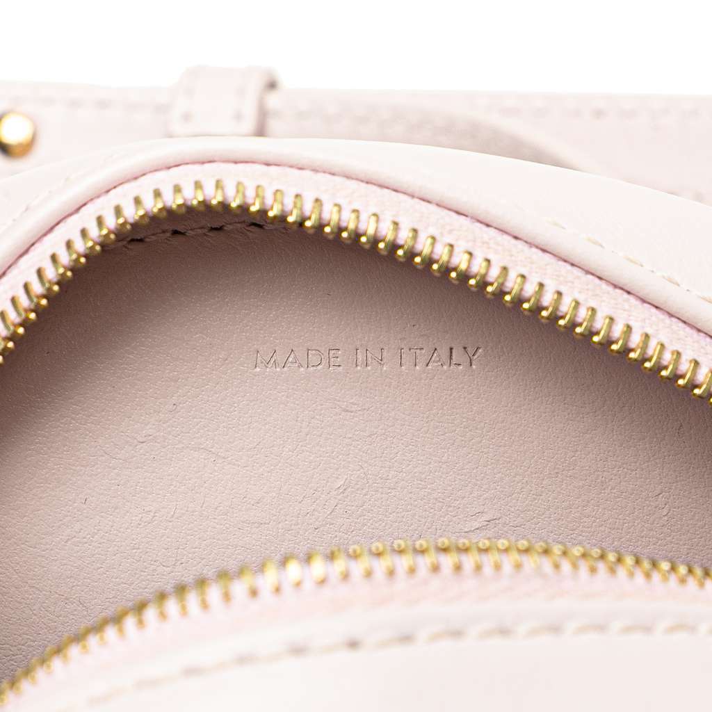 Celine Small Calfskin Cuir Triomphe Oval Crossbody Pink Leather Good - Box View
