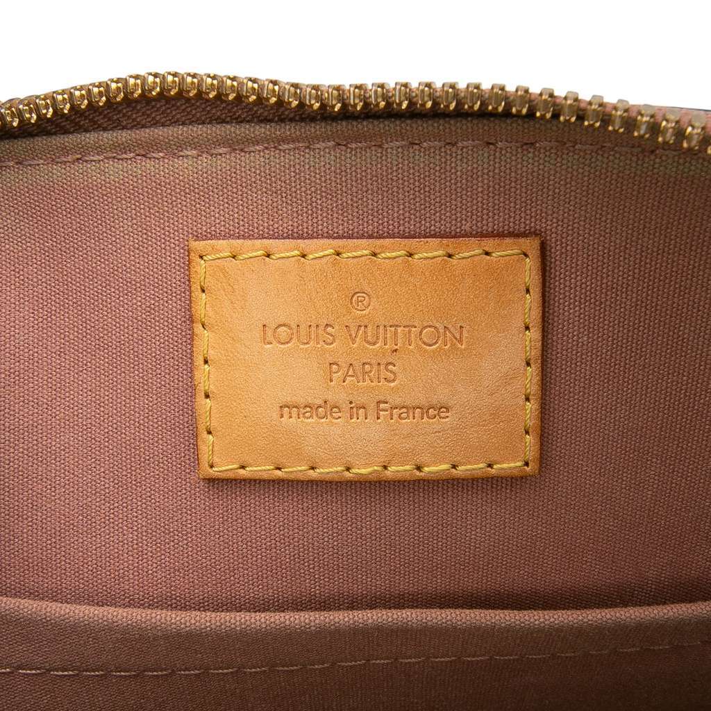 Louis Vuitton Monogram Vernis Alma BB Brown Leather Good - Box View
