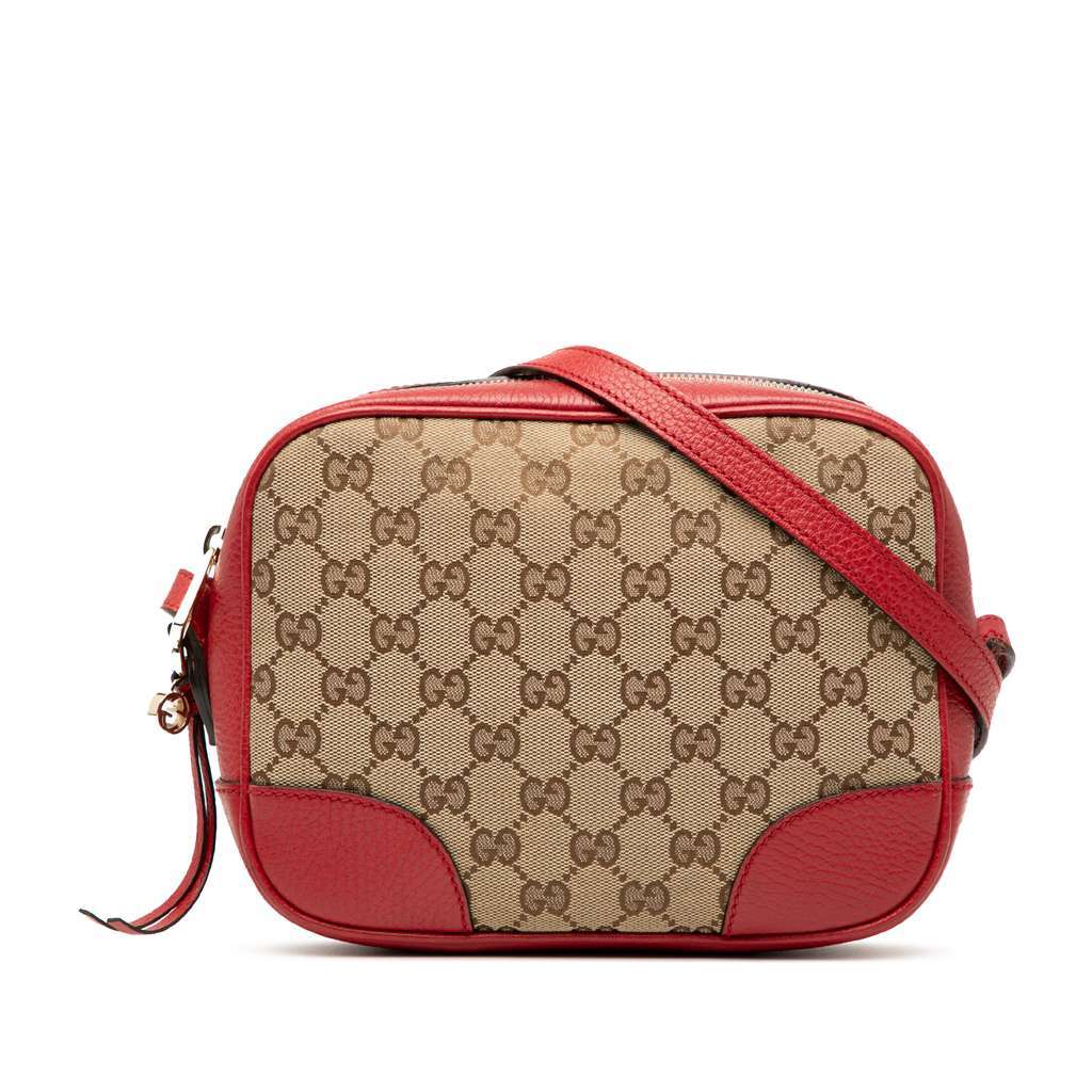 Gucci GG Canvas Bree Crossbody Brown Canvas Very good - Front View