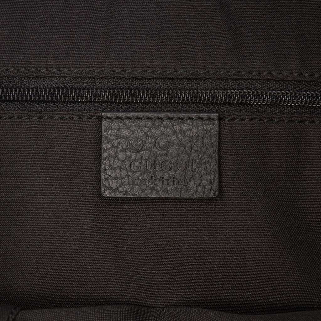 Gucci GG Nylon Abbey D Ring Handbag Black Good - Box View