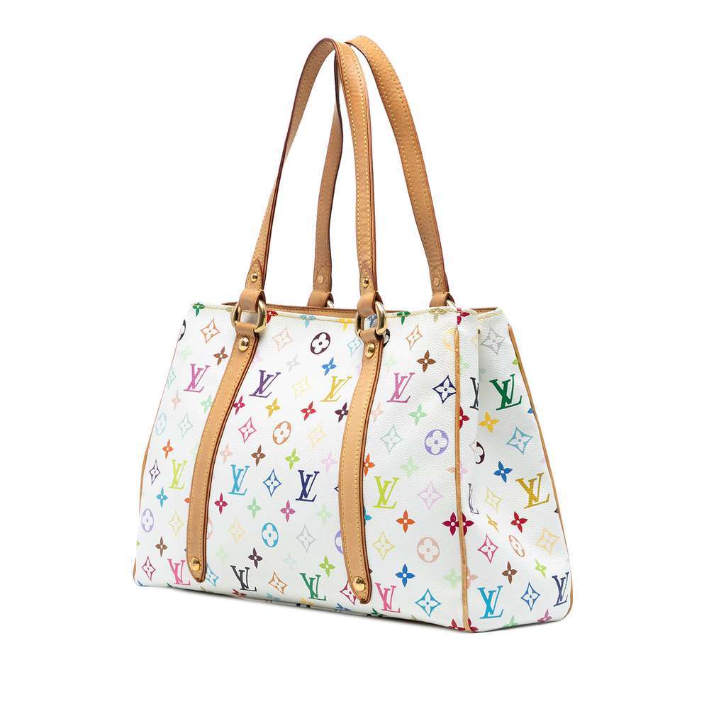 Louis Vuitton Monogram Multicolore Aurelia MM White Good - Back View