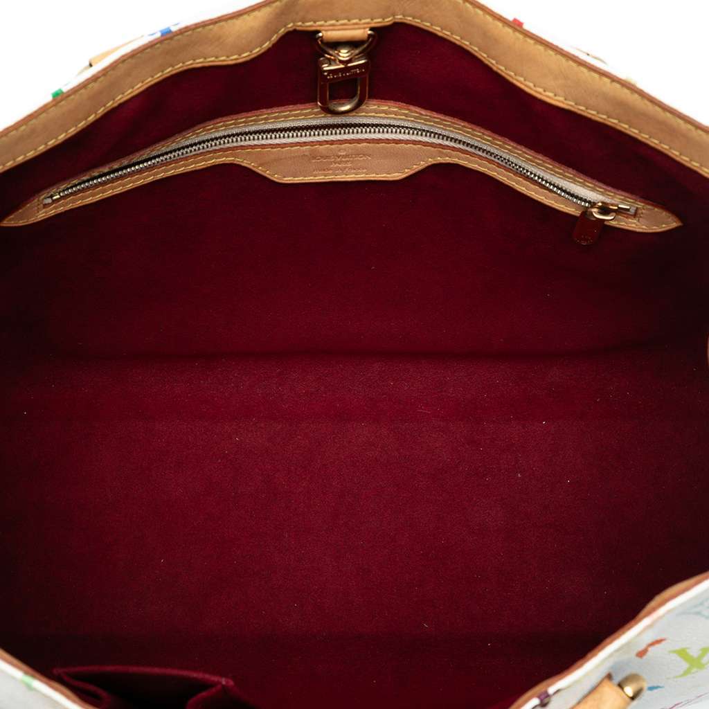 Louis Vuitton Monogram Multicolore Aurelia MM White Good - Model View