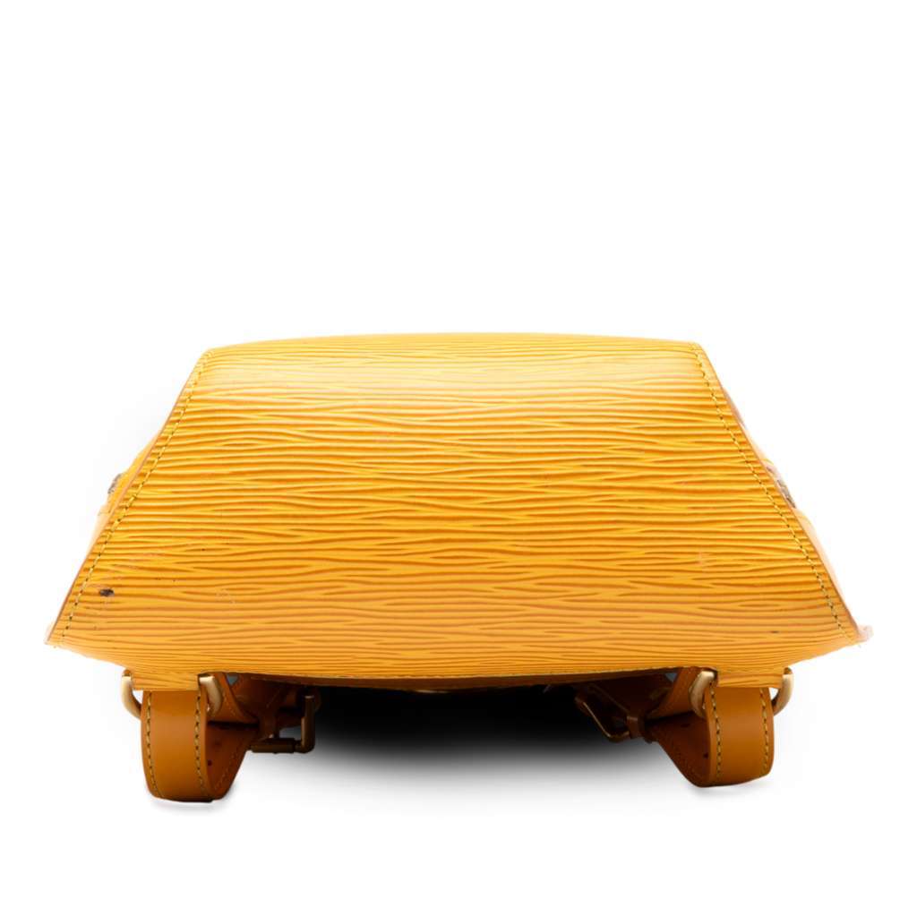 Louis Vuitton Epi Mabillon Yellow Leather Good - Inside View