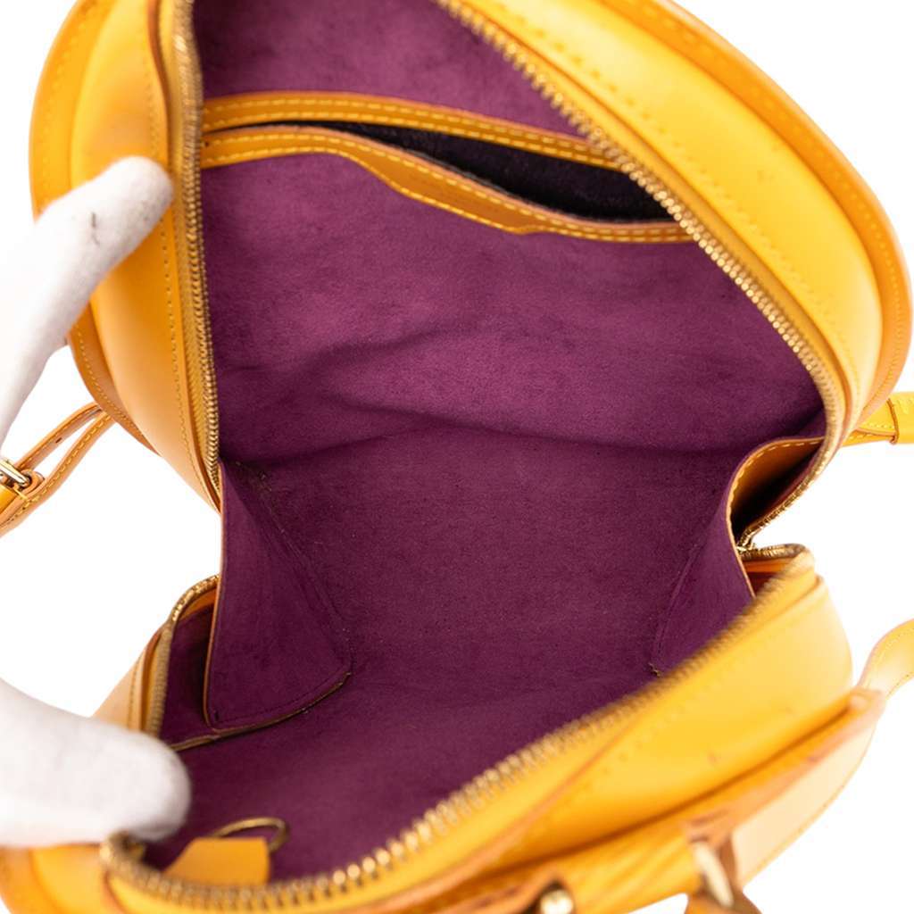 Louis Vuitton Epi Mabillon Yellow Leather Good - Model View