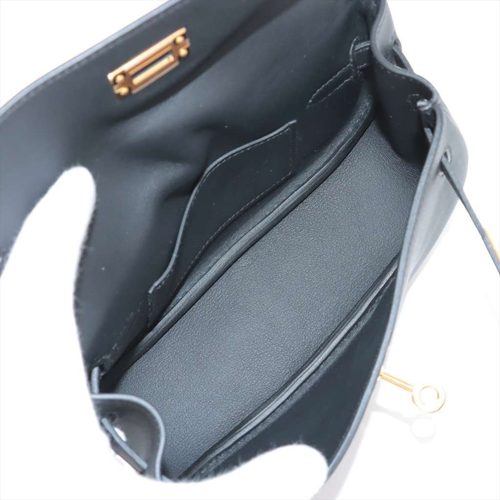 Hermès Swift Kelly Moove Black Leather Good condition - Model View