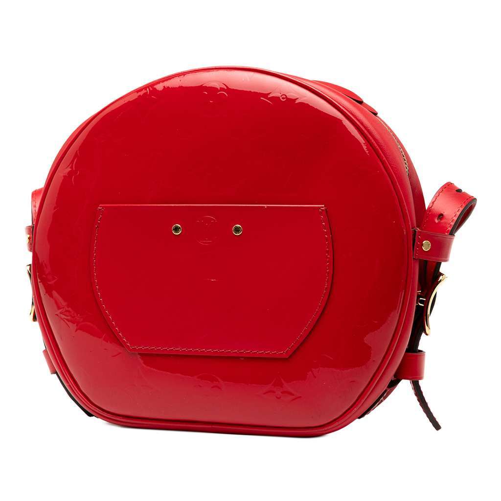 Louis Vuitton Monogram Vernis Boite Chapeau Souple PM Red Leather Very good - Back View