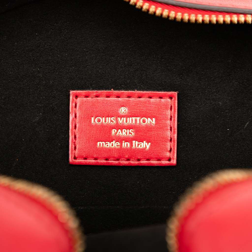 Louis Vuitton Monogram Vernis Boite Chapeau Souple PM Red Leather Very good - Box View