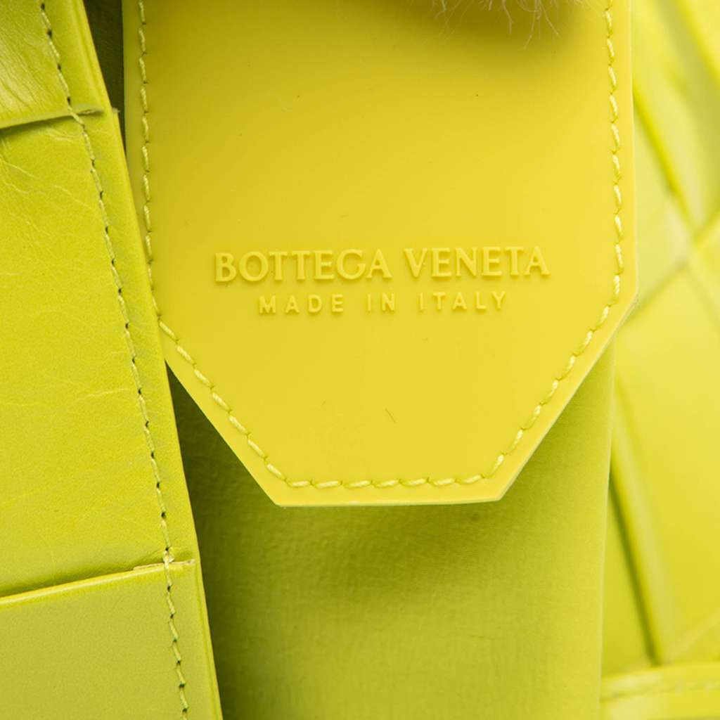 Bottega Veneta Extra Mini Nappa Maxi Intrecciato Cassette Crossbody Yellow Leather Good - Box View