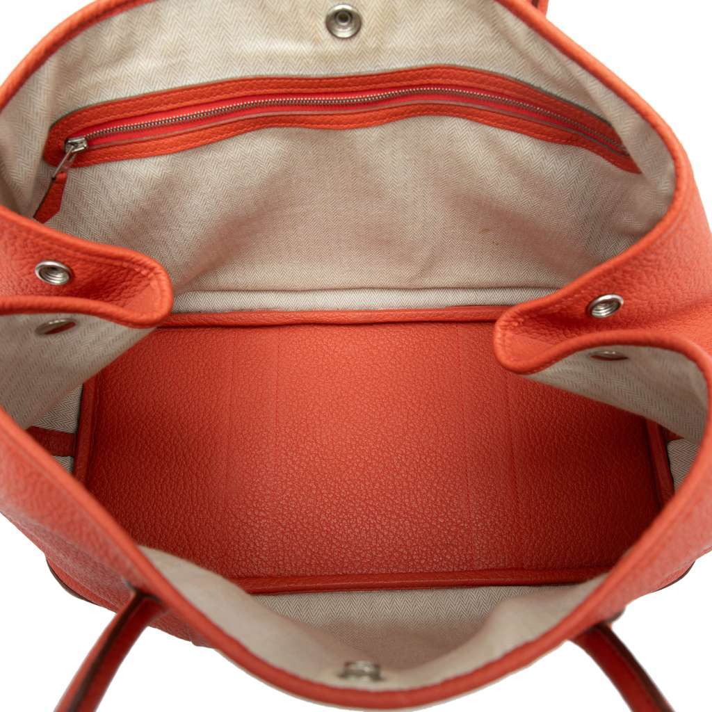 Hermès Negonda Garden Party 36 Orange Leather Good condition - Model View