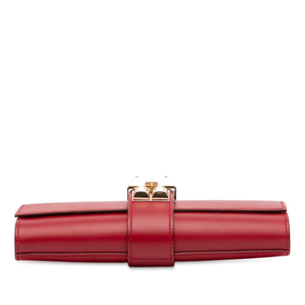 Hermès Tadelakt Medor 23 Red Leather Good condition - Inside View