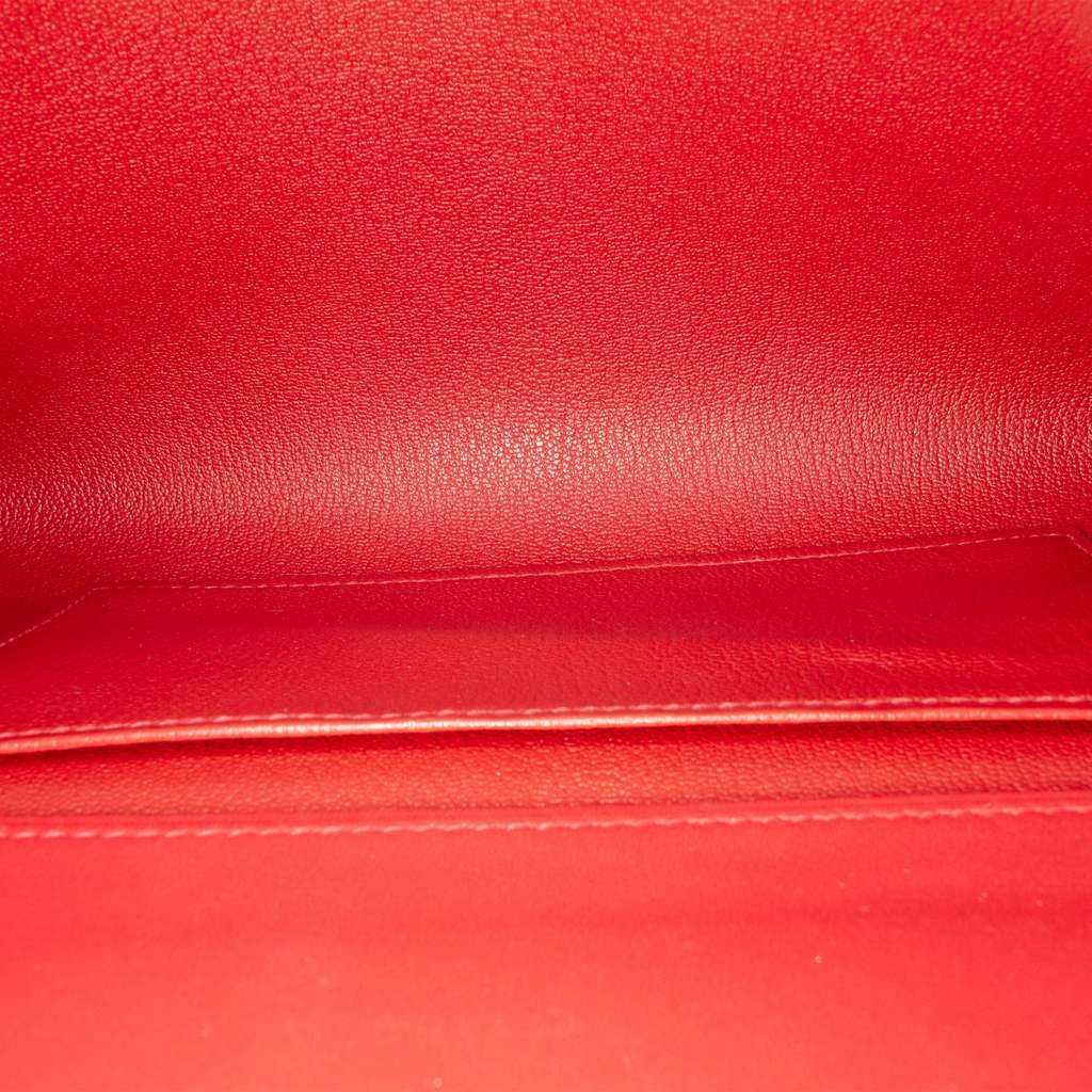 Hermès Tadelakt Medor 23 Red Leather Good condition - Model View