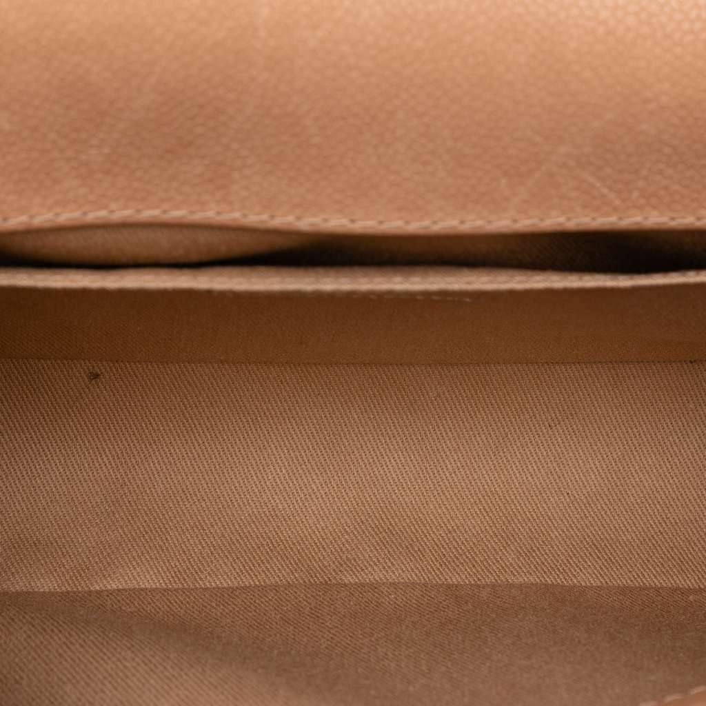 Chanel Medium Caviar Stitched Boy Flap Brown Leather Very good - Model View