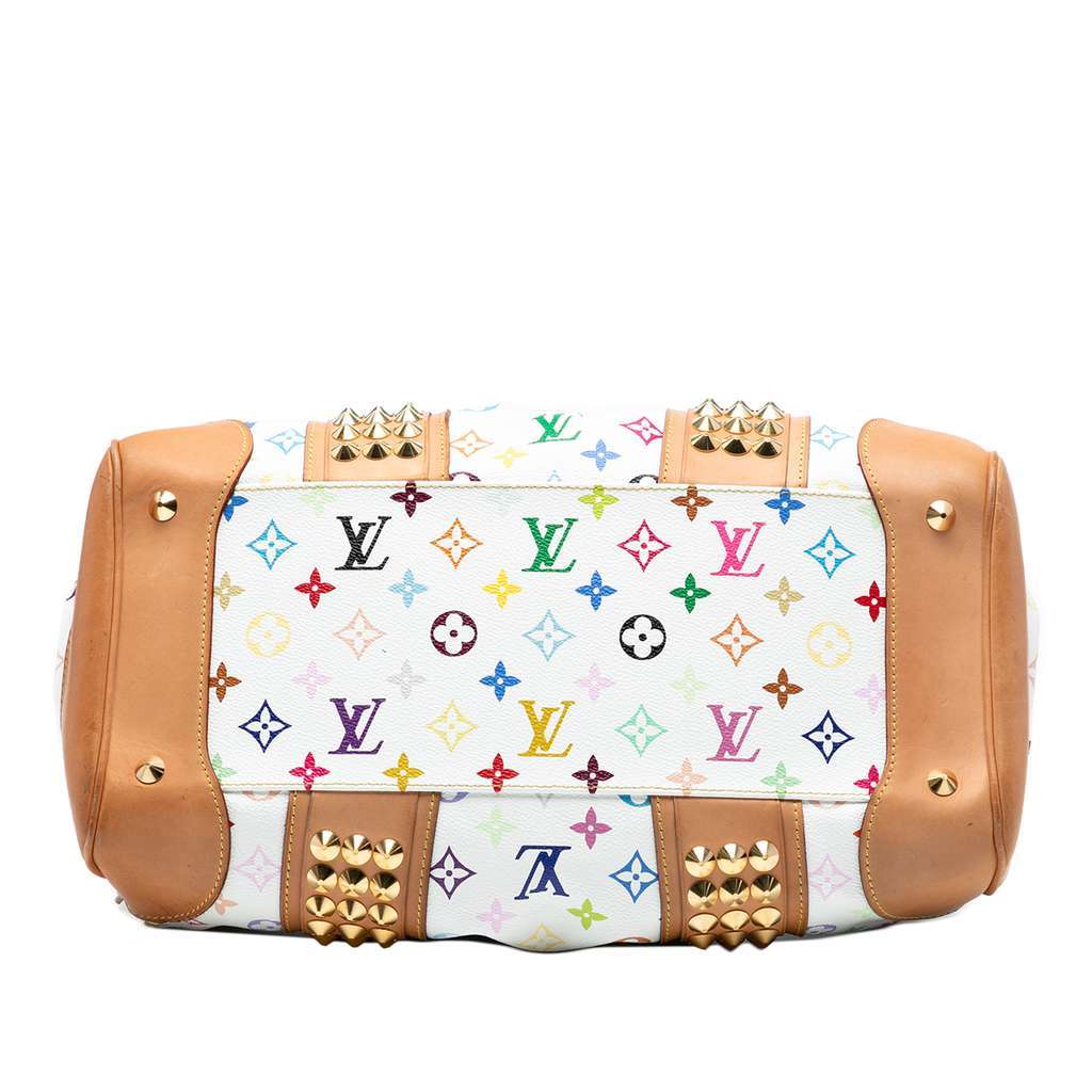 Louis Vuitton Monogram Multicolore Courtney GM White Good - Inside View