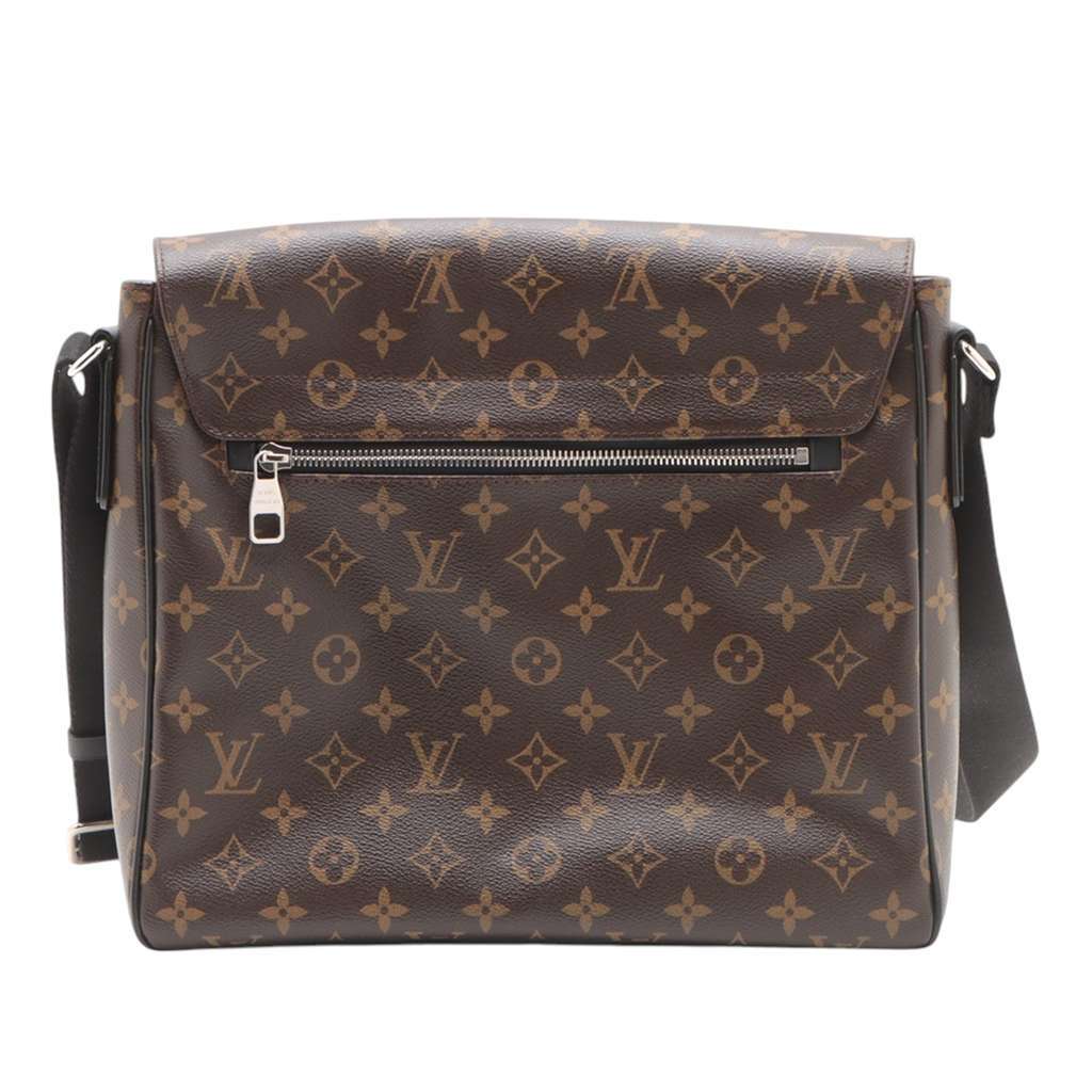 Louis Vuitton Monogram Macassar District MM Brown Good condition - Back View