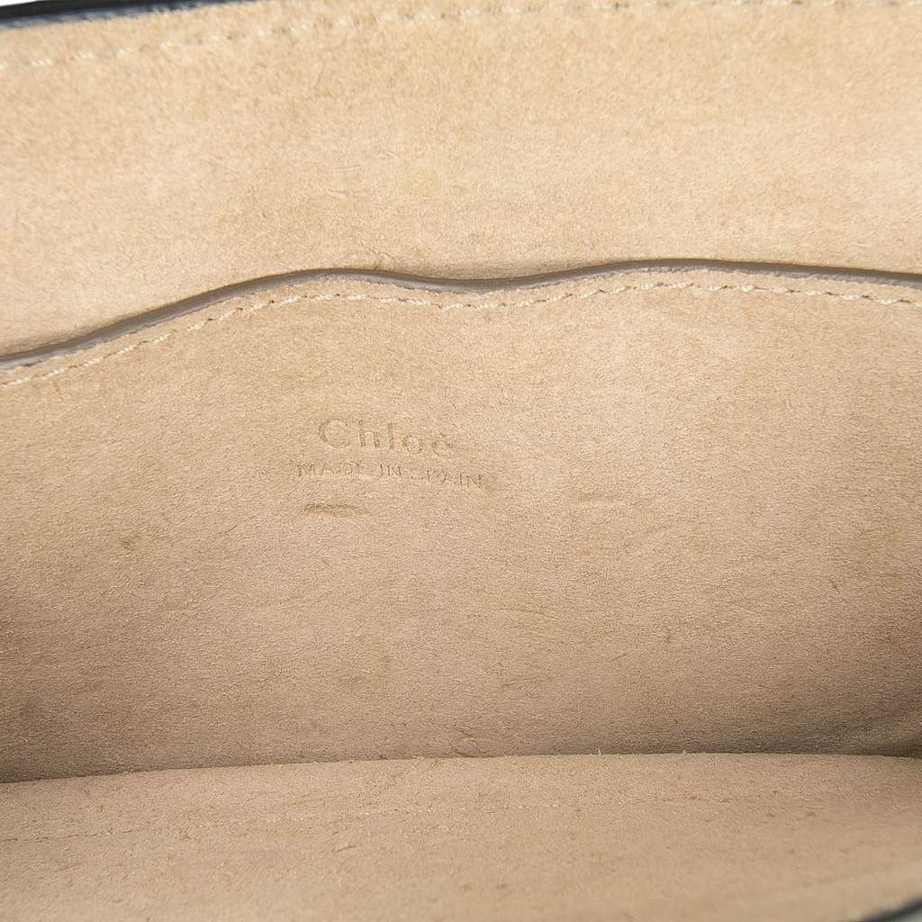 Chloé Small Suede and Calfskin Faye Crossbody Blue Leather Good condition - Box View