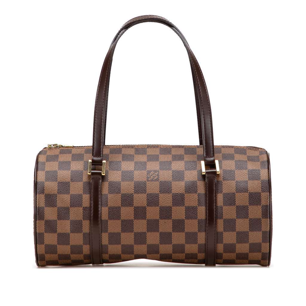 Louis Vuitton Damier Ebene Papillon 30 Brown Canvas Good - Front View