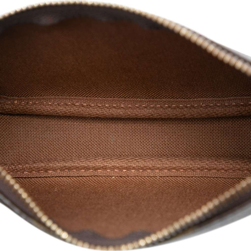 Louis Vuitton Monogram Mini Pochette Accessoires Brown Good - Model View