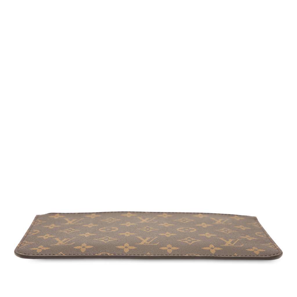 Louis Vuitton Monogram Neverfull Pouch Brown Very good - Inside View