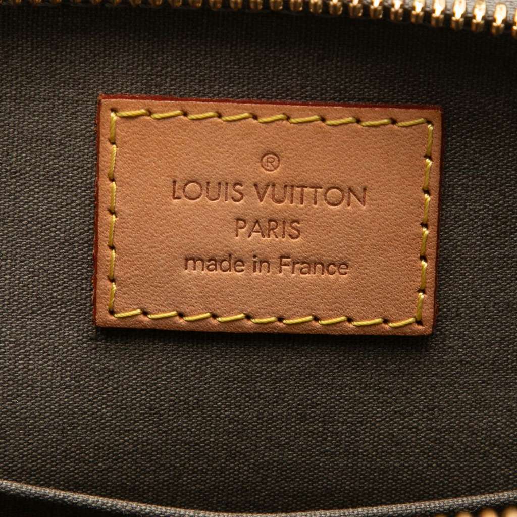 Louis Vuitton Monogram Vernis Alma BB Green Leather Very good condition - Box View