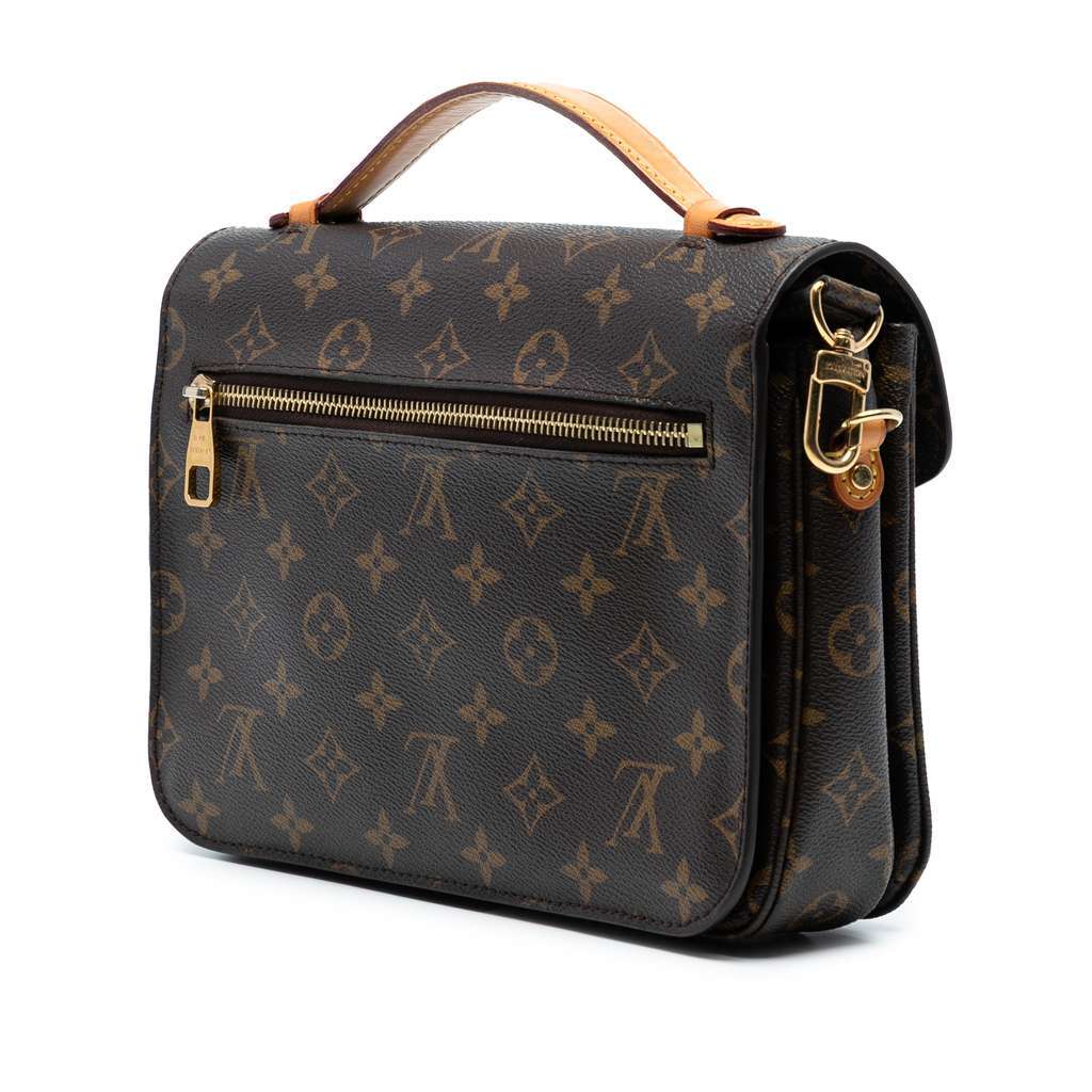 Louis Vuitton Monogram Pochette Metis Brown Good condition - Back View