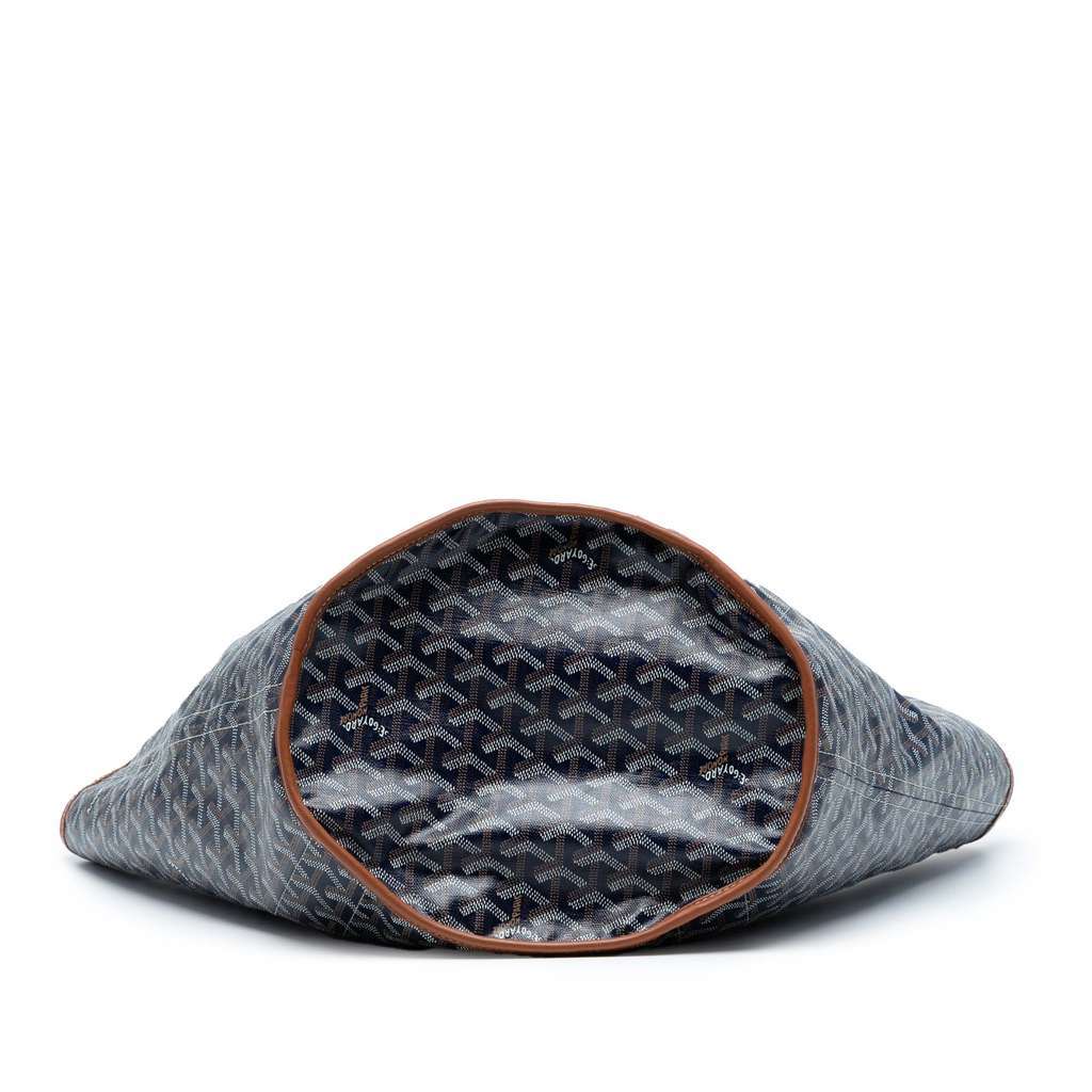 Goyard Goyardine Reversible Belharra Tote Blue Canvas Very good condition - Inside View