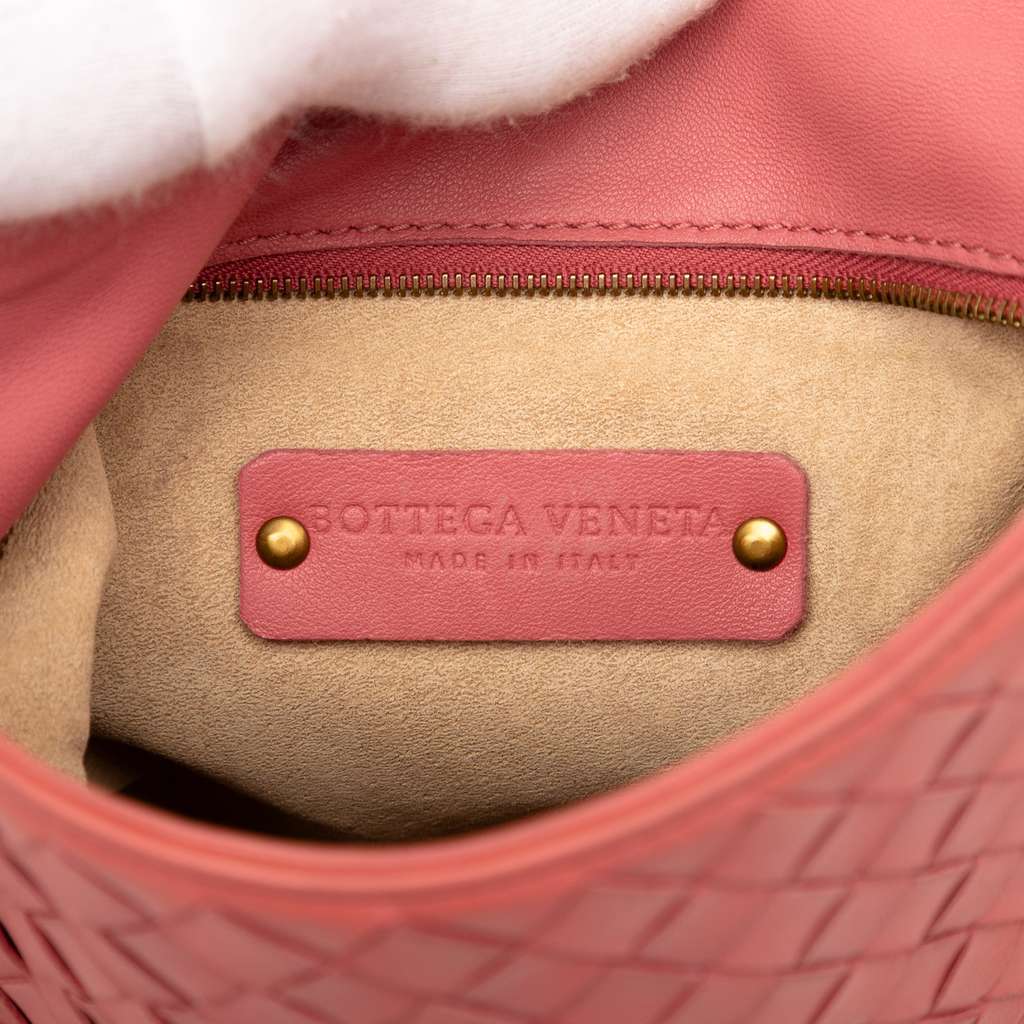 Bottega Veneta Nappa Intrecciato Crossbody Pink Leather Very good - Box View