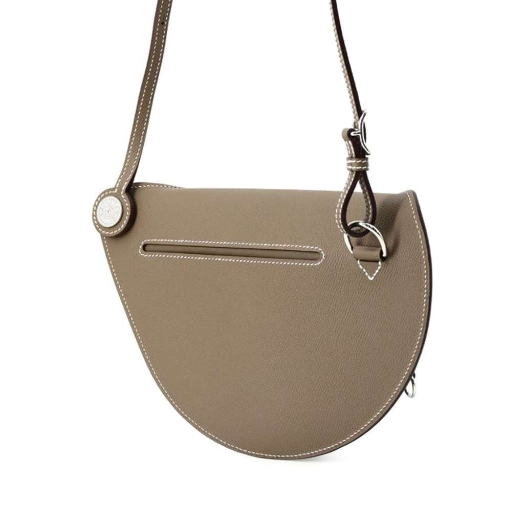 Hermès Epsom Petite Course Brown Leather Very good condition - Back View