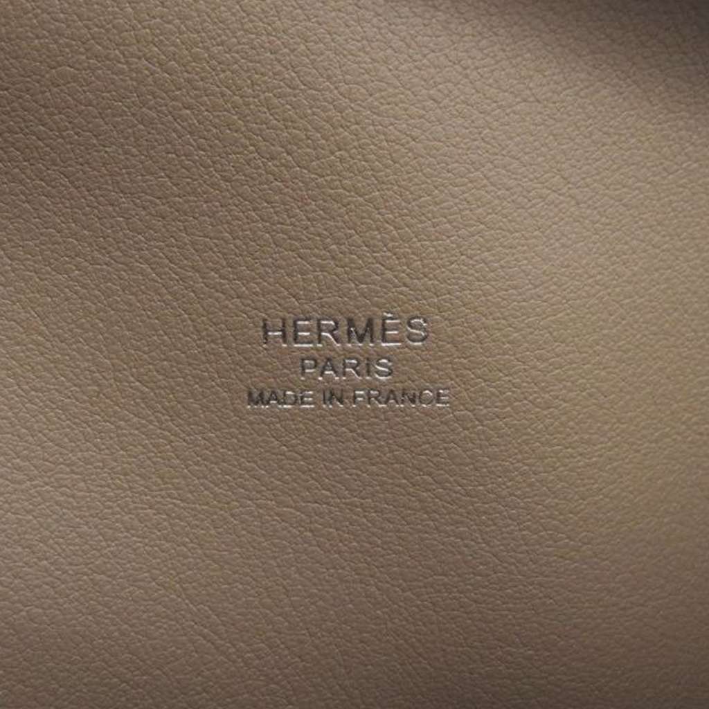 Hermès Epsom Petite Course Brown Leather Very good condition - Box View