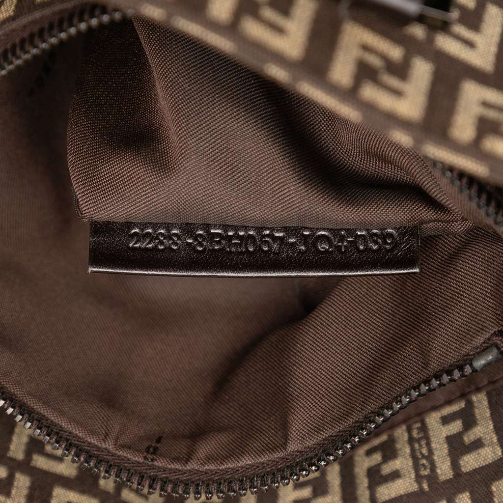 Fendi Zucchino Canvas Tote Brown Canvas Very good - Box View