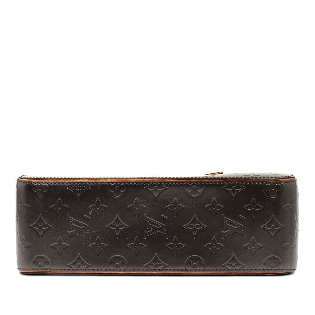 Louis Vuitton Monogram Mat Shelton Grey Leather Good - Inside View